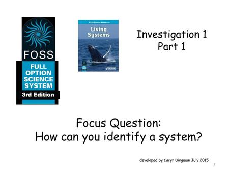 How can you identify a system?