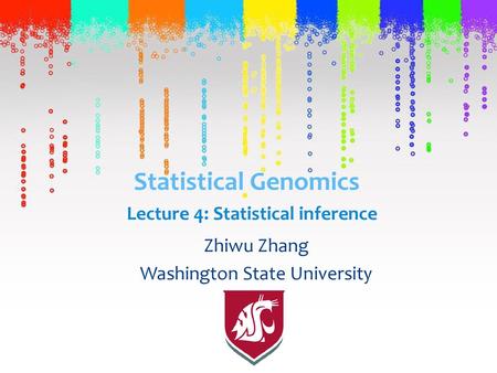 Lecture 4: Statistical inference