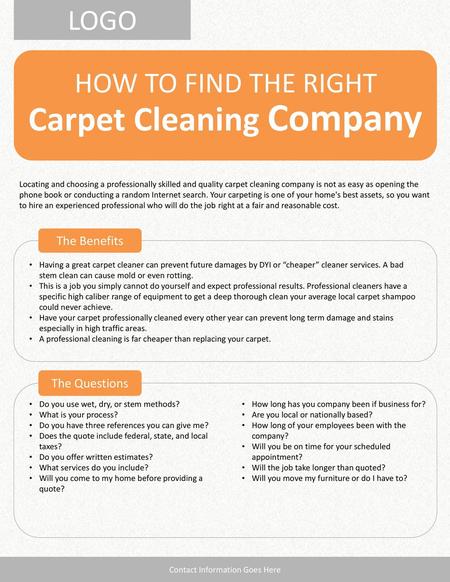 Carpet Cleaning Company