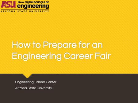 How to Prepare for an Engineering Career Fair