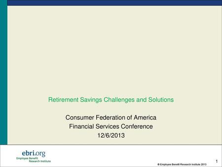 Retirement Savings Challenges and Solutions