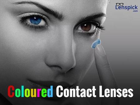 Contact Lenses Contact lenses are thin and curved disk that are rested directly on the surface of the eye for vision correction. Apart from vision correction,