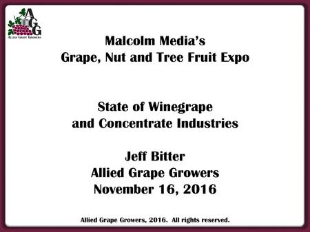 Grape, Nut and Tree Fruit Expo