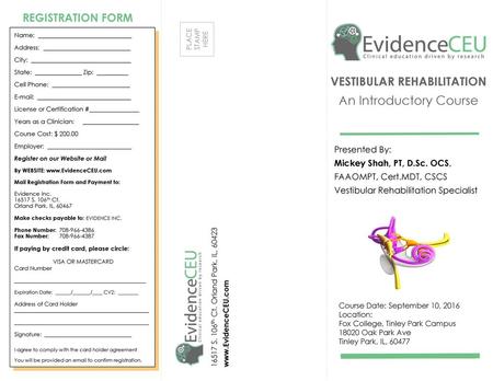 VESTIBULAR REHABILITATION