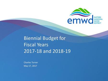 Biennial Budget for Fiscal Years and