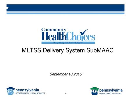 MLTSS Delivery System SubMAAC