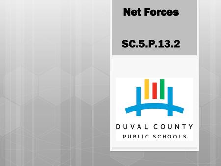 Net Forces SC.5.P.13.2 Benchmark Clarifications