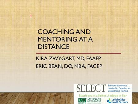 Coaching and Mentoring at a distance