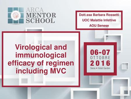 Virological and immunological efficacy of regimen including MVC