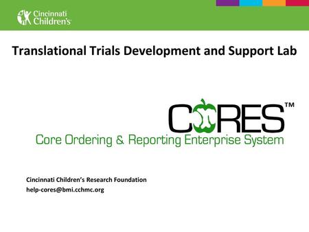 Translational Trials Development and Support Lab