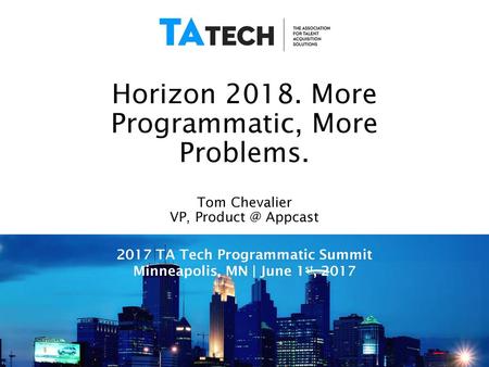 Horizon More Programmatic, More Problems.