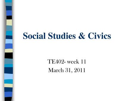 Social Studies & Civics