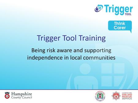 Being risk aware and supporting independence in local communities