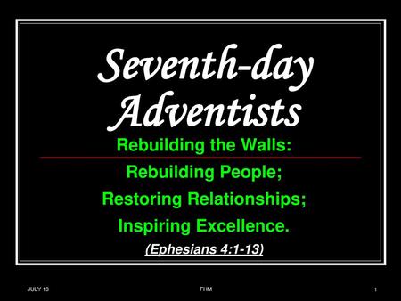 Seventh-day Adventists