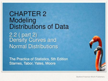 CHAPTER 2 Modeling Distributions of Data