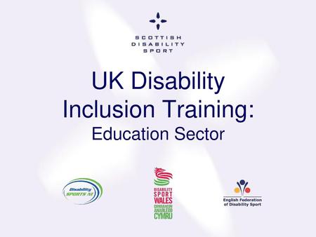 UK Disability Inclusion Training: Education Sector