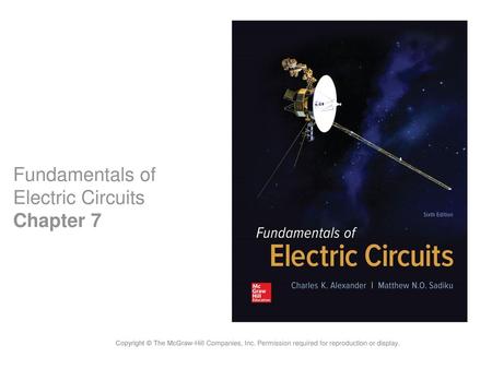 Fundamentals of Electric Circuits Chapter 7