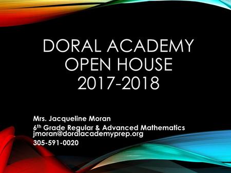 Doral Academy Open House