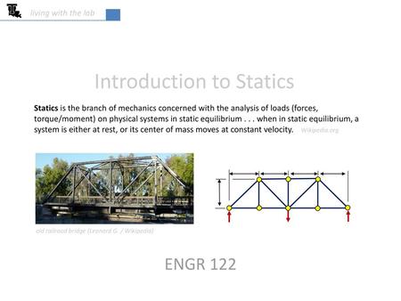 Introduction to Statics