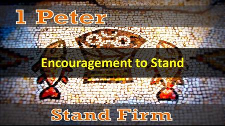 Encouragement to Stand