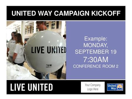 UNITED WAY CAMPAIGN KICKOFF