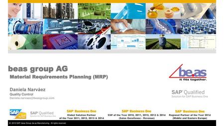 Material Requirements Planning (MRP)