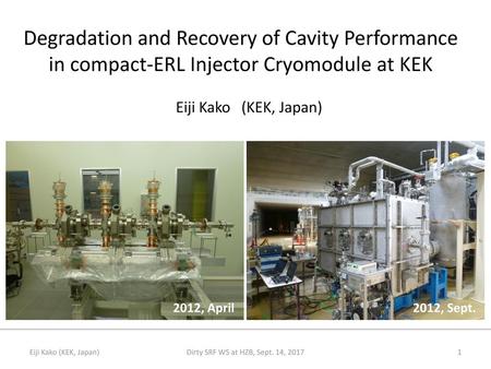 Degradation and Recovery of Cavity Performance