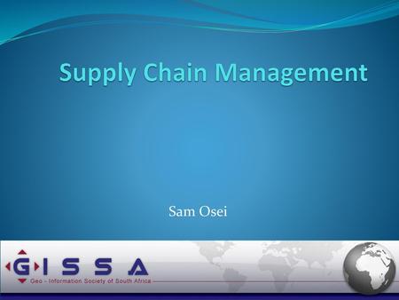 Supply Chain Management