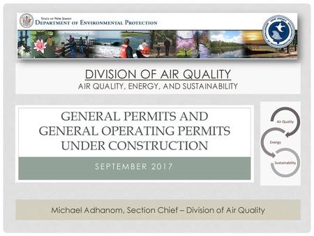 General Permits and General Operating Permits under construction