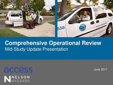 Comprehensive Operational Review Mid-Study Update Presentation