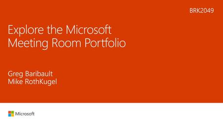 Explore the Microsoft Meeting Room Portfolio