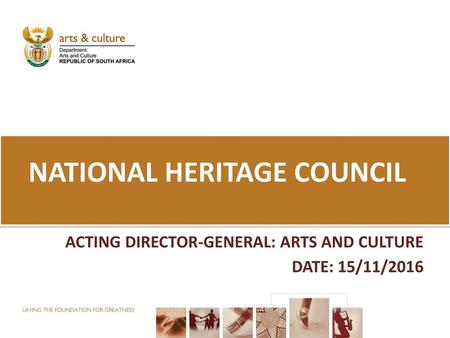 NATIONAL HERITAGE COUNCIL