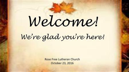 Rose Free Lutheran Church