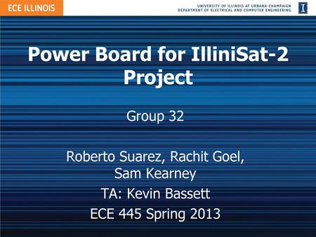 Power Board for IlliniSat-2 Project