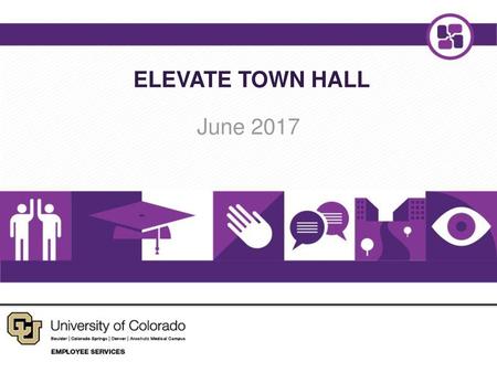 ELEVATE Town Hall June 2017.