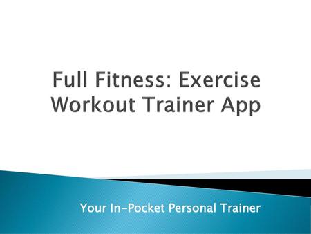 Full Fitness: Exercise Workout Trainer App