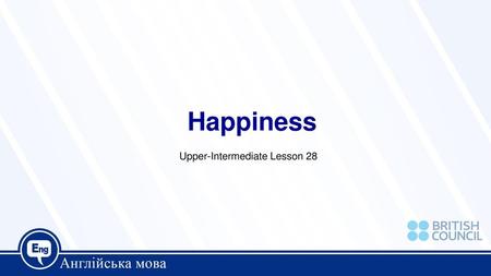 Upper-Intermediate Lesson 28