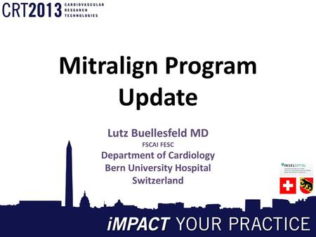 Mitralign Program Update