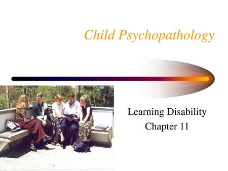 Child Psychopathology