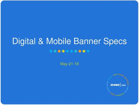 Digital & Mobile Banner Specs