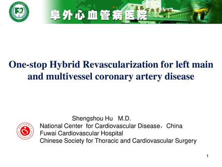 Shengshou Hu   M.D. National Center  for Cardiovascular Disease，China