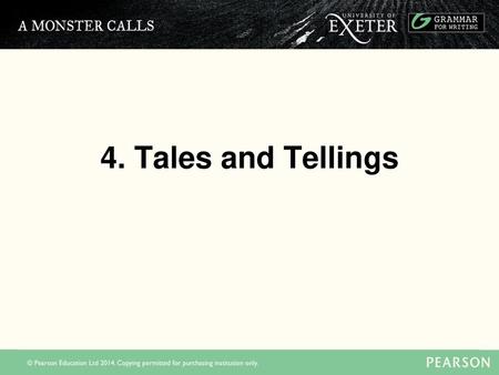 4. Tales and Tellings.