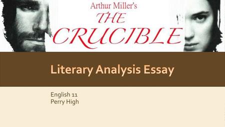 Literary Analysis Essay