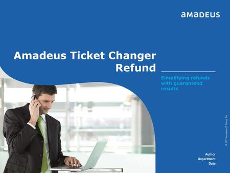 Amadeus Ticket Changer Refund