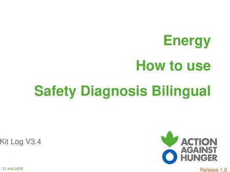 Energy How to use Safety Diagnosis Bilingual