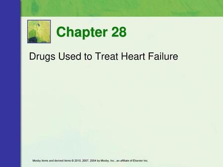 Drugs Used to Treat Heart Failure