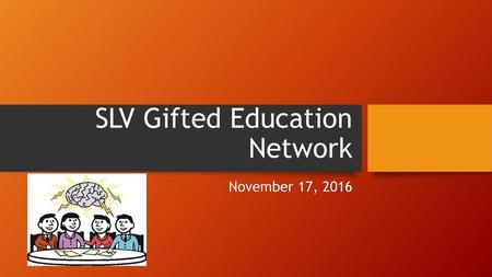 SLV Gifted Education Network