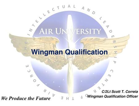 Wingman Qualification