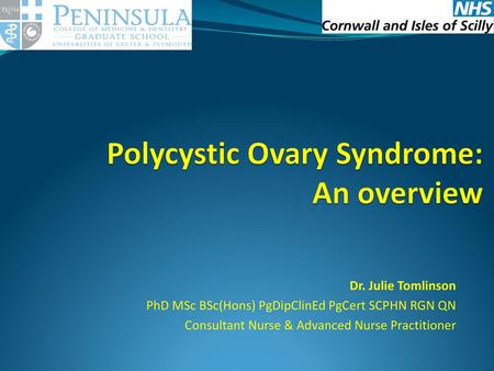 Polycystic Ovary Syndrome: An overview