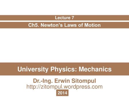 University Physics: Mechanics